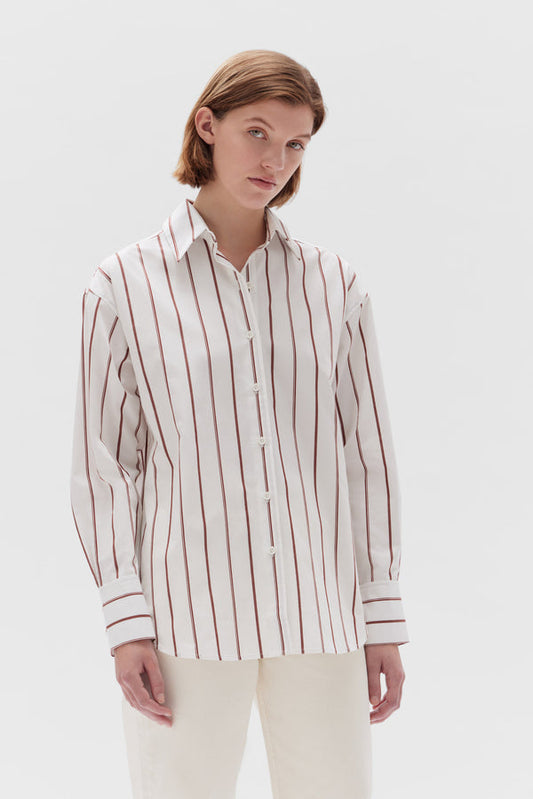 Everyday Sumac Stripe Poplin Shirt